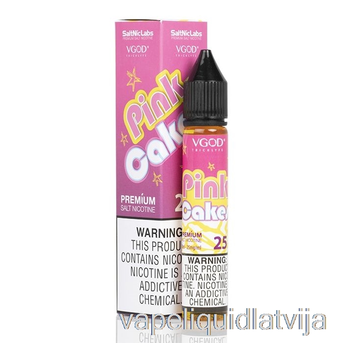 Rozā Kūkas - Vgod Saltnic - 30ml 25mg Vape šķidrums